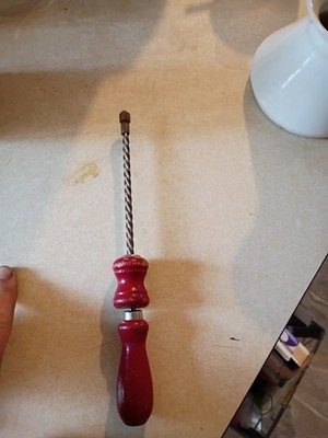 9 -1/4  vintage Archimedes push handle drill 