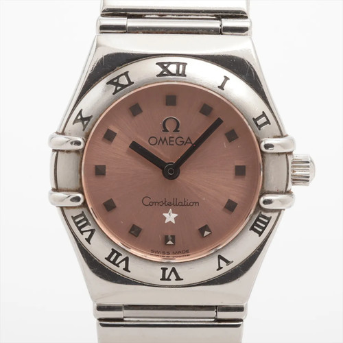 Omega Constellation Mychoice 1561.61 SS SS QZ Pink-Face
