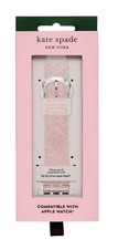 Kate Spade New York Apple Watch Band Pink Glitter Adjustable 38/40 mm 90's Jelly