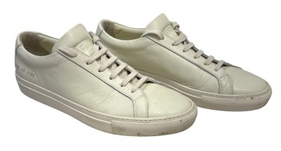 Common Projects Herren Original Achilles Low Turnschuhe Weiß Tofu Leder Gr. UK11 