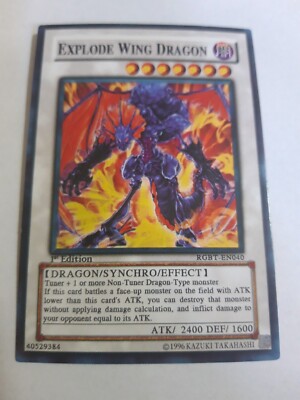 yugioh Explode Wing Dragon