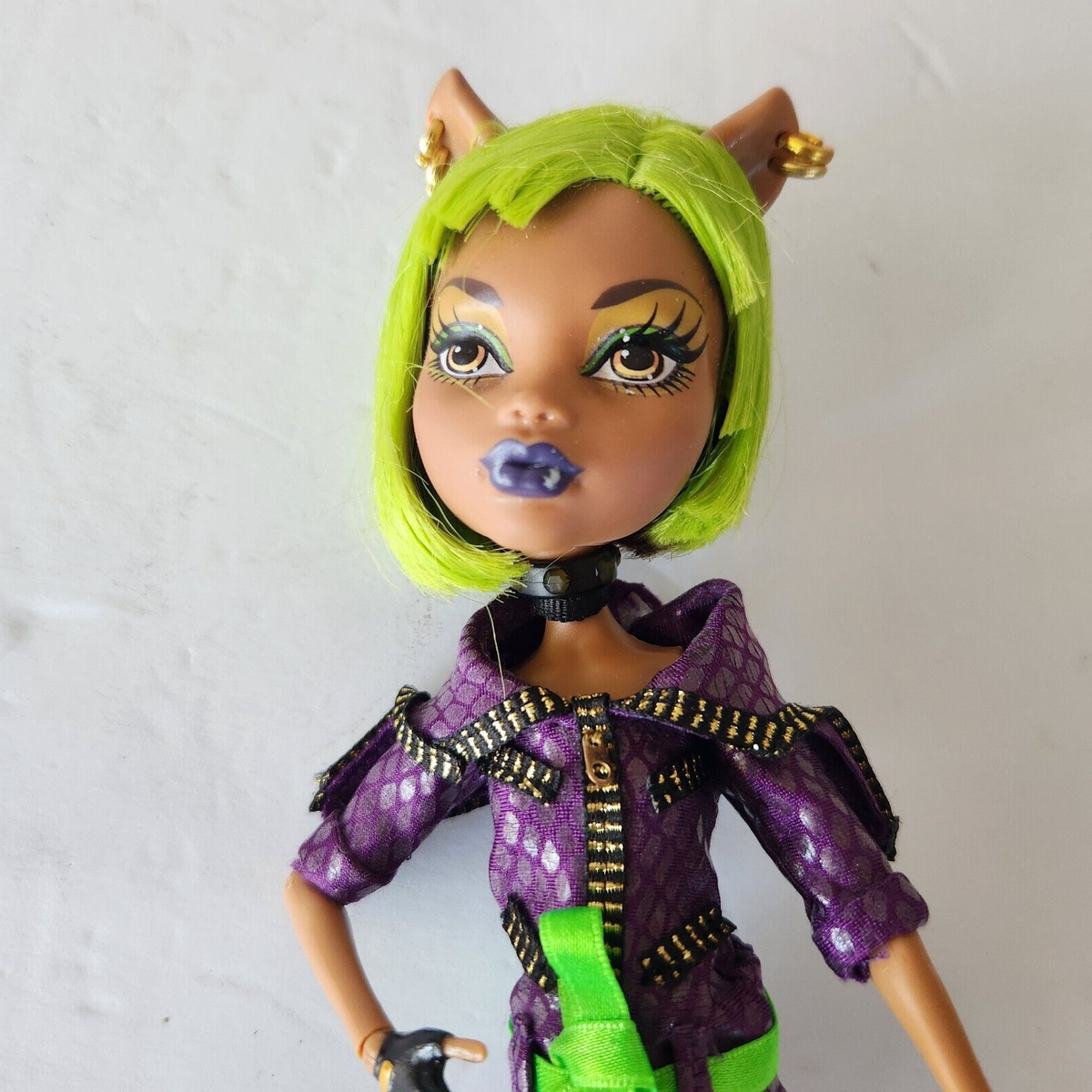 Monster High Doll Clawdeen Wolf Of The Dance Green Hair 2008