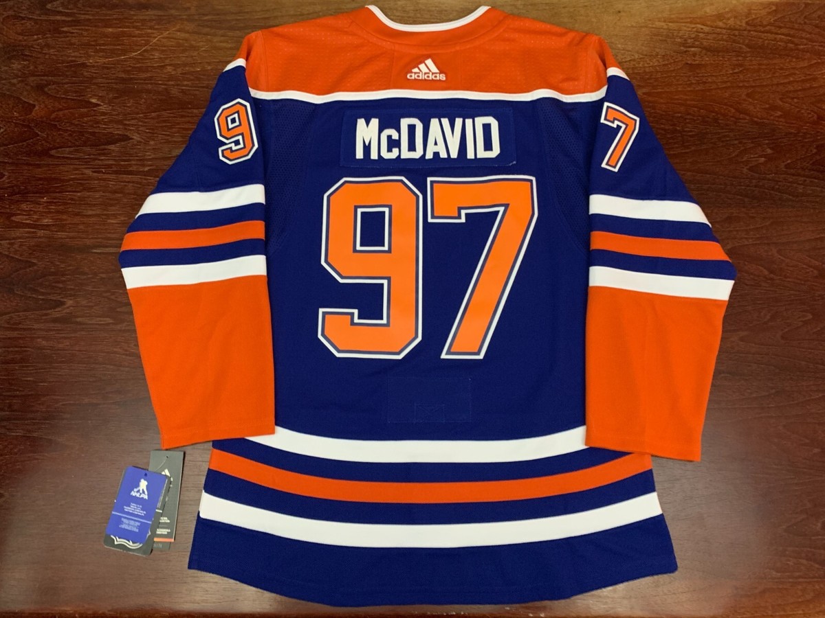 Oilers Jersey Blue And Orange Hockey Jersey Connor McDavid