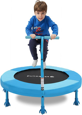 36 Inch Indoor Trampoline for Kids - Kids Trampoline Indoor with Handle - Toddle