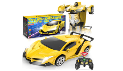 Transforming Remote Control Car RC Robot Cars Toddler Ultra Long Range Transform