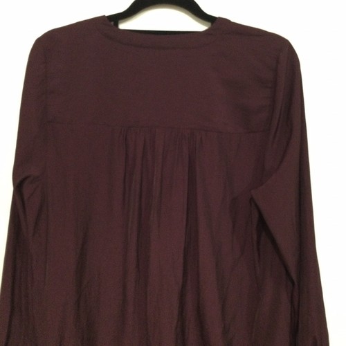Sussan Maroon v neck blouse size 8 - Picture 11 of 11