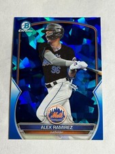 2023 Bowman Draft Sapphire Alex Ramirez #BDC-17 Mets