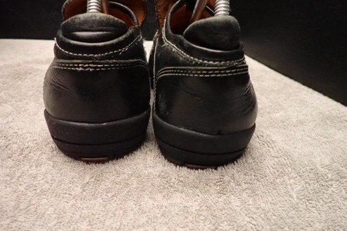 Mocasines sin cordones Push Calzado HABANA negro cuero guijarros Brasil para hombre talla 9 - Imagen 10 de 15