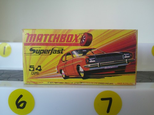 Matchbox Superfast 54 Ford Capri Box - nMINT - Picture 3 of 6