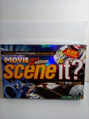 SCENE IT? Movie 2nd Edition 2007 DVD Trivia Game 100% Complete Intact 