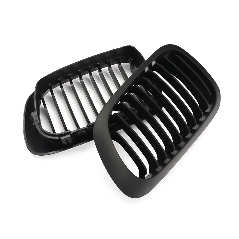Matte Black For 1999-2002 BMW E46 2D Coupe 325Ci 330Ci Front Kidney Grille Grill Foto 2 de 4