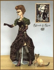 1:12 Visual Mini Doll Dressing Made Easy~By ARTIST Dana Burton~RHONDA & RIVET