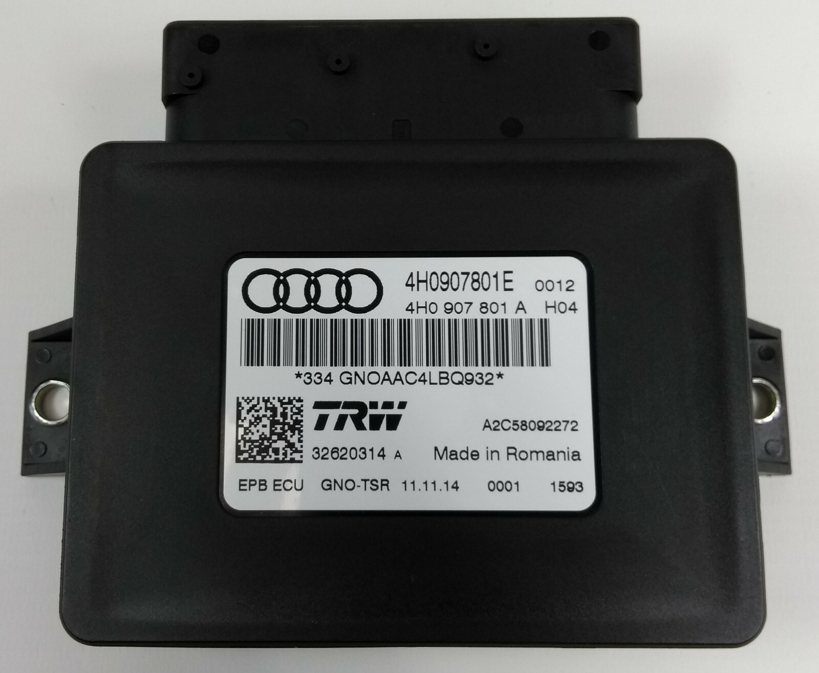 2011 Audi A6 Parking Handbrake Control Module 4H0907801E for sale