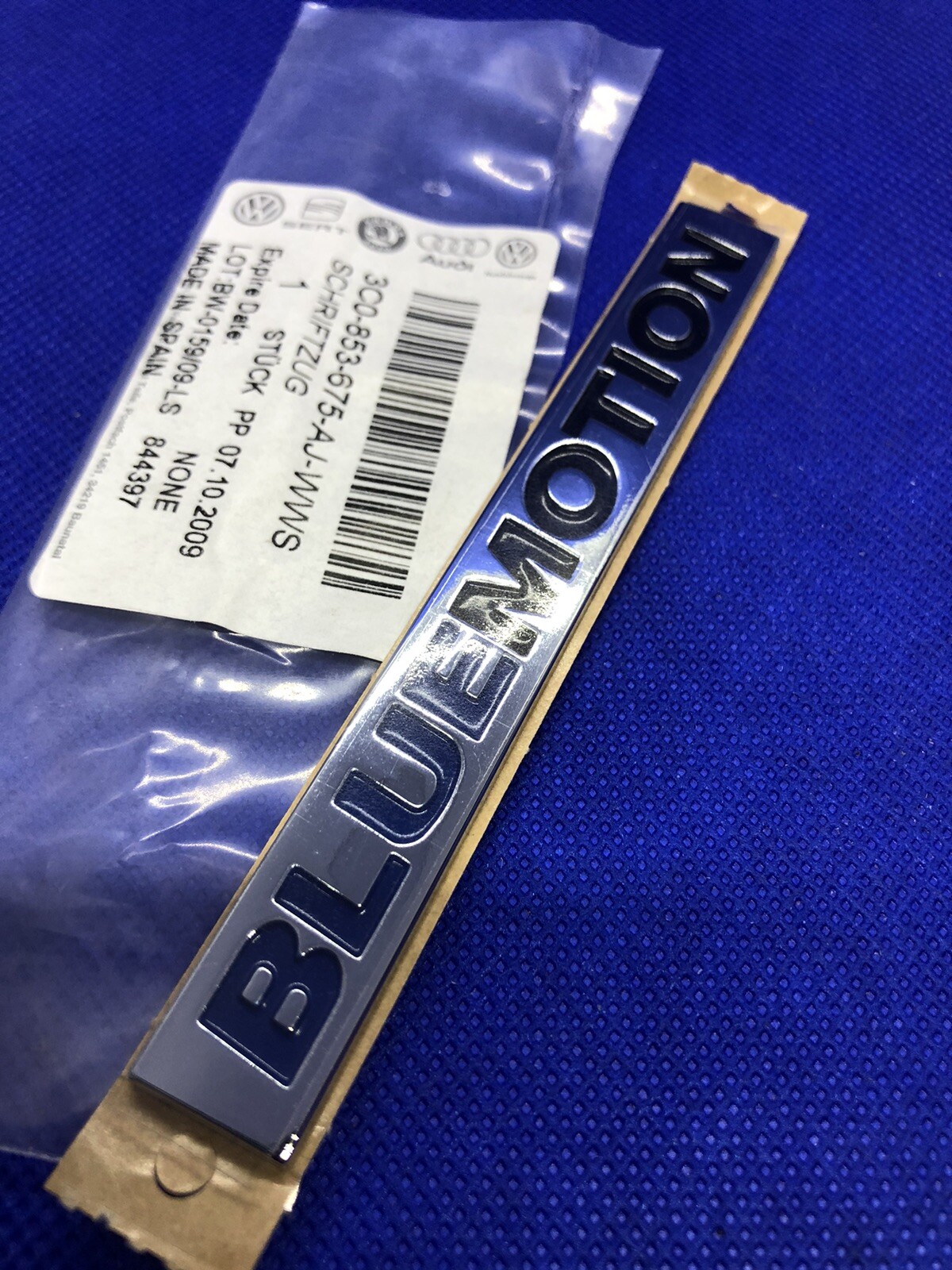 Logo VW Bleu Golf Passat Polo Tiguan Transporter Caddy Original