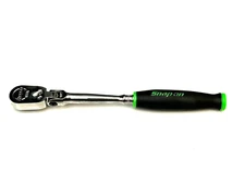 Snap On Tools NEW THLF72G 1/4" Drive Power Green Long Flex Head Ratchet USA