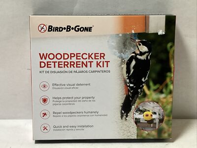 Bird-B-Gone MMWPKR-KIT Easy and Effective Woodpecker Deterrent Kit