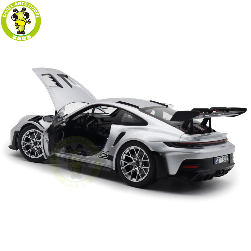 1/18 Porsche 911 992 GT3 RS 2022 Norev 187357 GT Silver Diecast