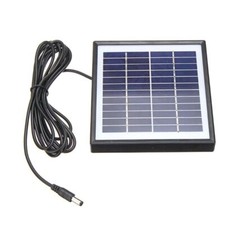 Solar Panel Outdoor Cable 5W 12V Polysilicon Solar Panel Charge for Light Camer