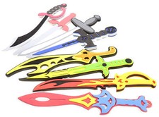 8 Pack Foam Swords Play Set