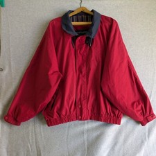 Swingster Olympics Xerox Sponsor Jacket Men's XL Red Embroidered Logo Vintage