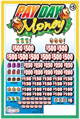 NEW pull tickets PAY DAY MONEY - Instant Tabs