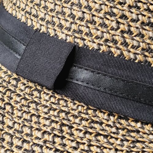 Cappello di paglia vintage uomo/unisex. Alta qualità. Elegante. - Foto 3 di 8