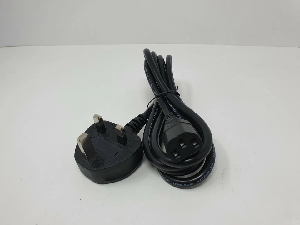 LG 60PG7000 60 inch TV Mains Power Cable Lead IEC 1.8m 3 PIN UK PLUG Fused - Image 3 of 4