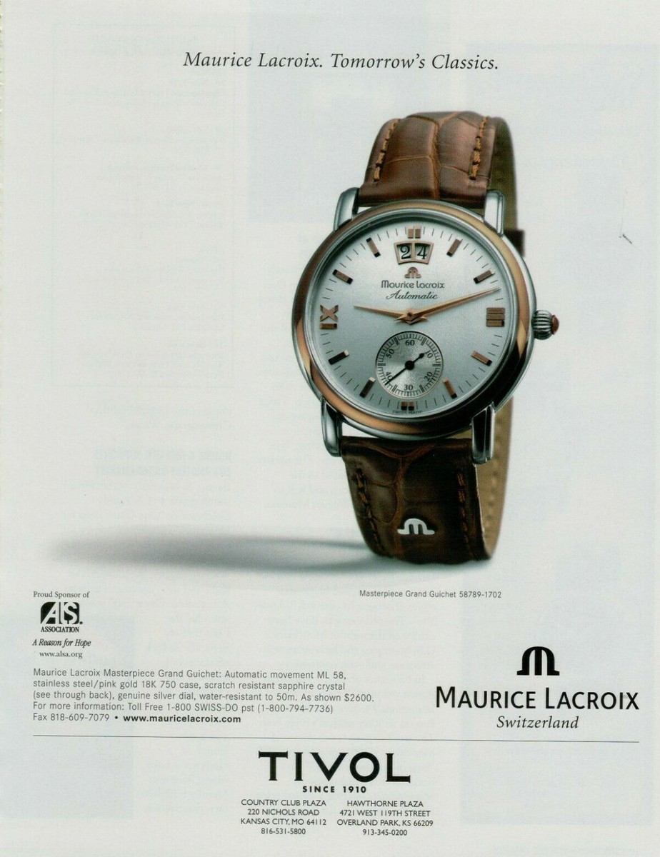 1999 Maurice Lacroix Masterpiece Grand Guichet Classic Watch