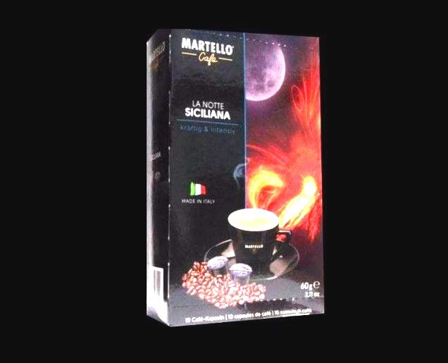 Martello Cafe 60 INTENSIVO-siciliana-CREMGUSTO-RISTRETO-TOPCREAM capsules  Kapsen