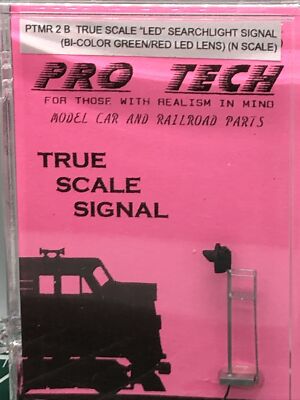 PTMR 2B Model Railroad N Scale  LED  Bi-Color Searchlight Signal Photo Etched