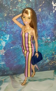 barbie striped dress
