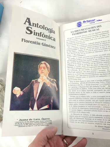 Antologia Sinfonica Volumen II Florentin Gimenez 5 Cassette Box Set Symphony - Picture 3 of 5