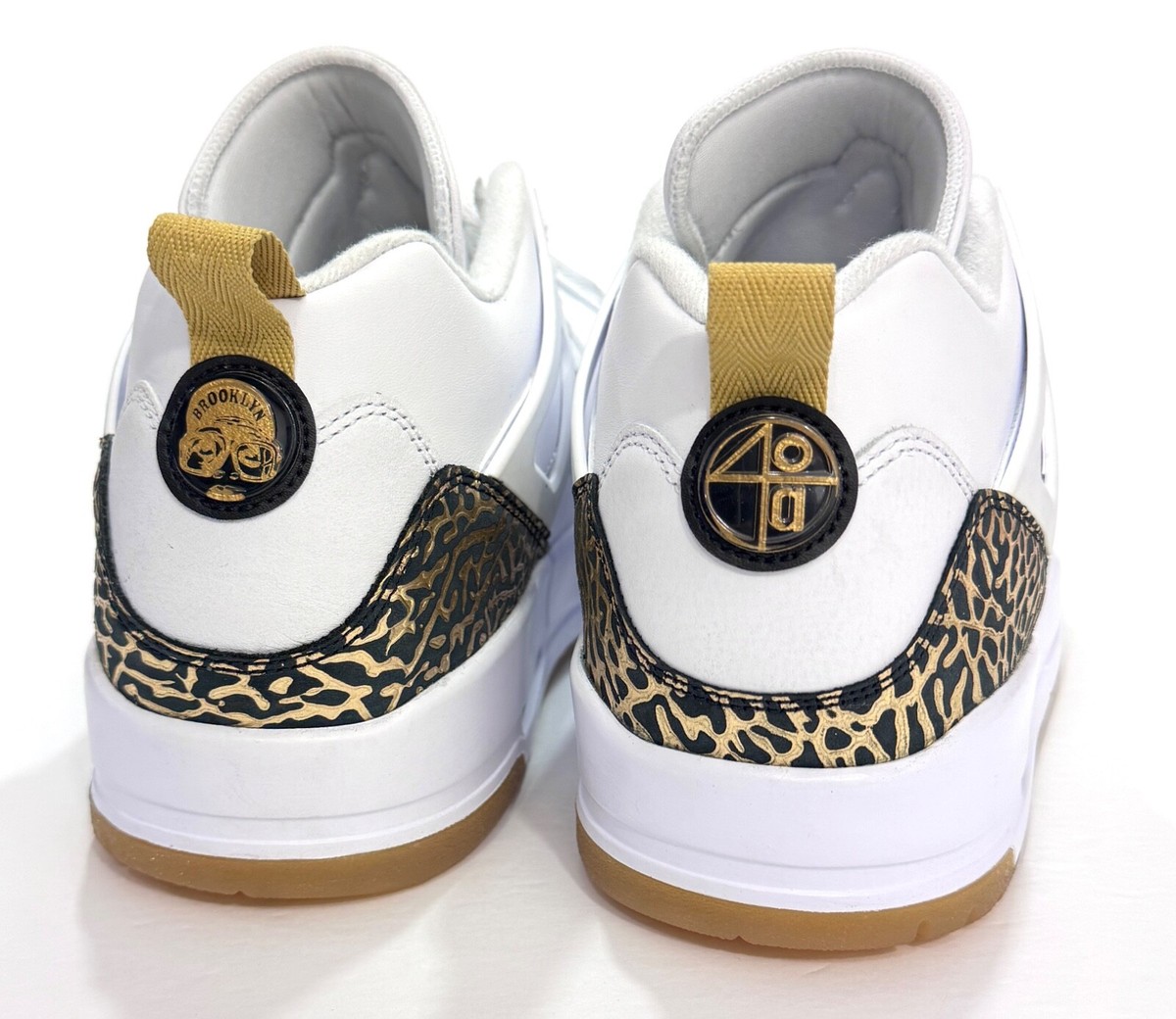 Nike Air Jordan Spizike Low White Black Metallic Gold HJ9019