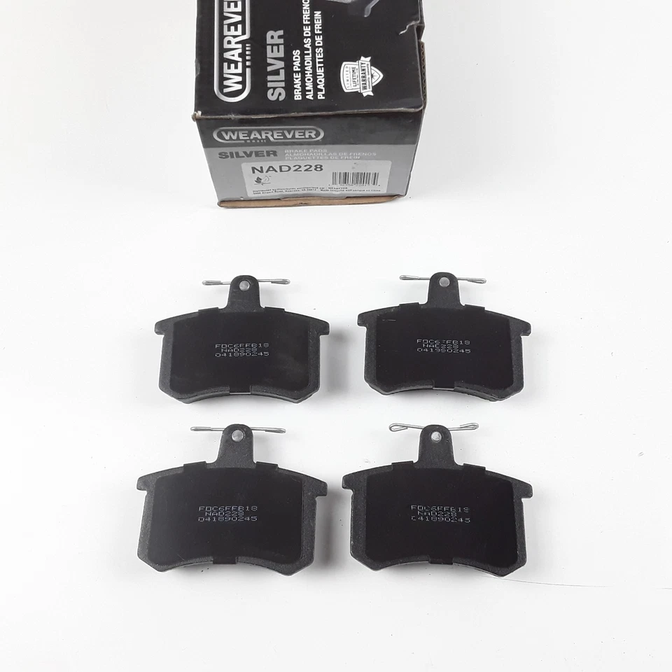 Disc Brake Pad Set Rear Fits Alfa Romeo 164 1991 1993 Audi 100 1989 90 91 92 93 - Image 3 of 4