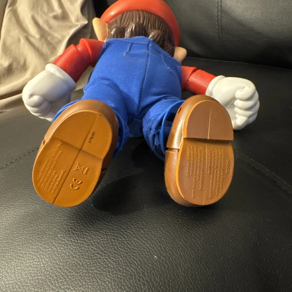 Nintendo It's Me Super Mario 12" pulgadas Talking Mario Big Figure 2020 Jakks -Funciona Foto 3 de 4