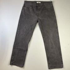 Vintage 90s Levi s 501 Mens Jeans Size 36x30 Gray Button Fly Faded Marbling