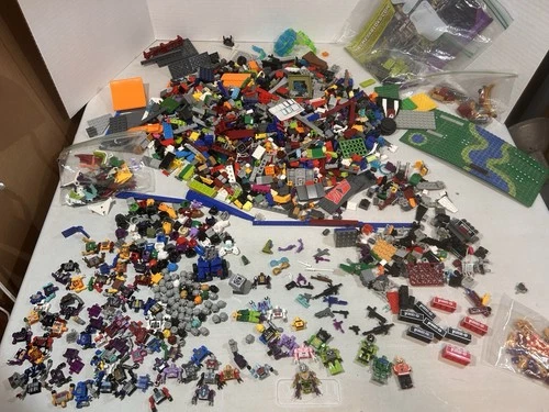 Hasbro Kre-O Transformers & GI Joe Lot Of Figures And Accessories & Tons Of Lego