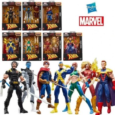 Figuren X-Men Gambit, Nightcrawler, Marrow, Husk, Fabian Cortez Marvel Legends
