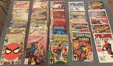 Wow! GRANDE LOTTO di *75* fumetti Spider-Man! Bel assortimento - per lo più anni 80 e 90 (VF/NM)