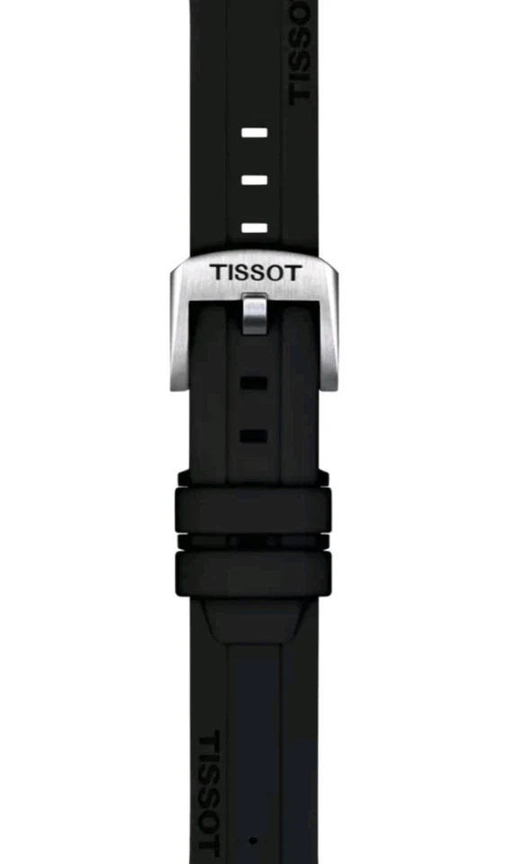 Tissot Black Silicone Strap Lugs 18 mm T852047455 - Image 2 of 4