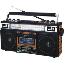 Supersonic 4 Band Radio  Cassette Player  Cassette To Mp3 Converter  Bluetoot