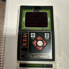 Mattel SOCCER 2 Vintage Electronic Handheld tabletop Video game Tested, Workin