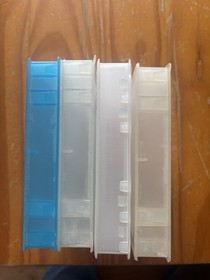 4 NES Clamshell Case Lot- Used Rental Store Cases Nintendo See Photos