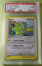 2003 Pokemon FLYGON-HOLO EX DRAGON e-Reader Card 4/97 PSA 9