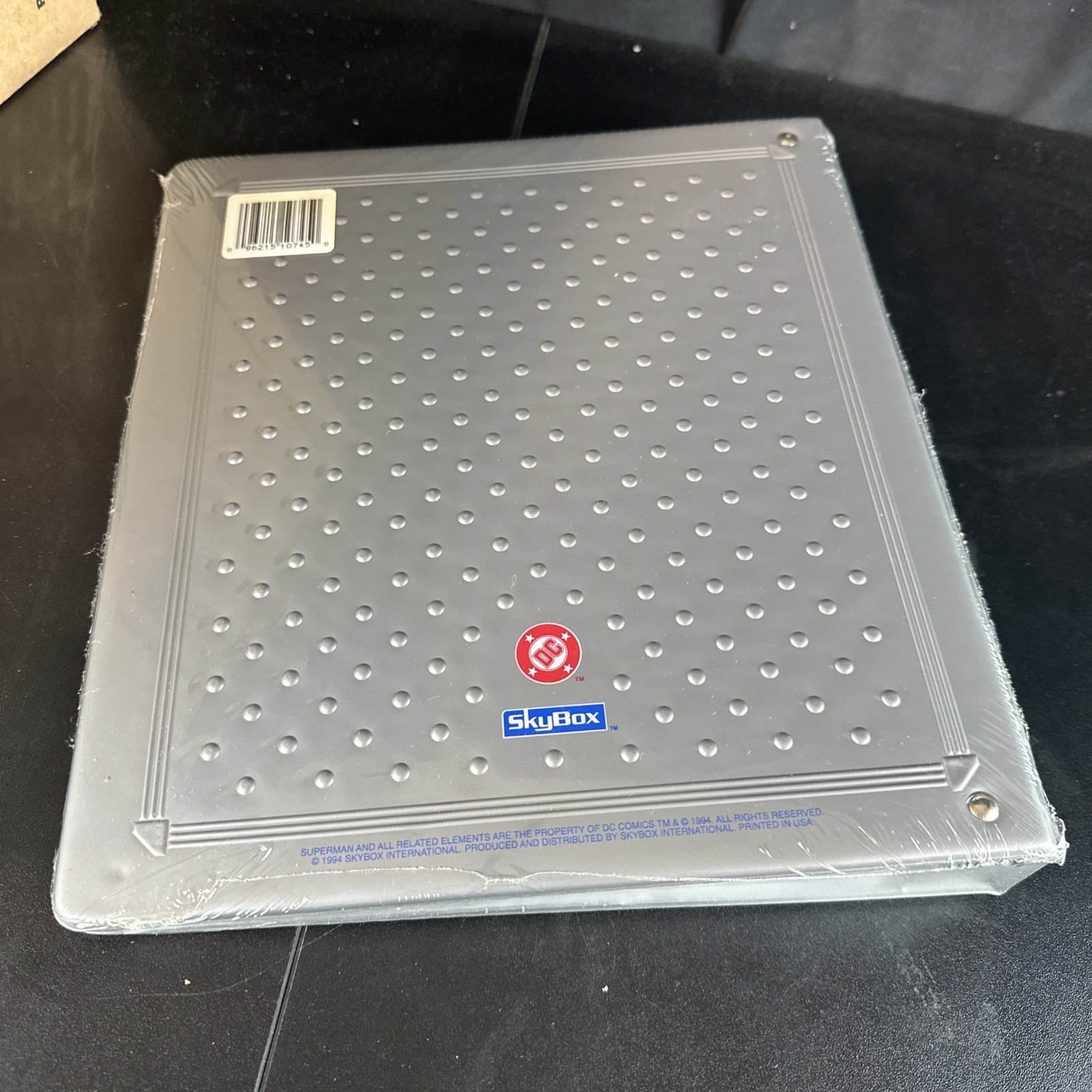 New Superman Man Of Steel Trading Card Binder W Sleeves Platinum Series