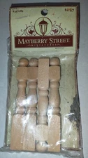 Mayberry Street Miniatures #257089 Wood Turning 4 Pieces NEW