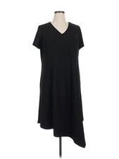 H By Halston Women Black Casual Dress XL