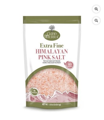 Pack of 2 Extra Fine Himalayan Pink Salt 1 lb 100% Natural Non-GMO
