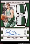 2024-25 National Treasures Baylor Scheierman RC ROOKIE DUAL PATCH AUTO RPA 07/24