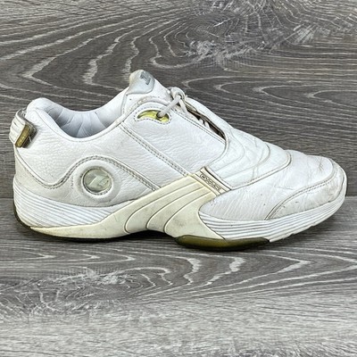 Vintage Reebok Allen Iverson Answer 5 Low Basketball Shoes Mens Size 8.5 White